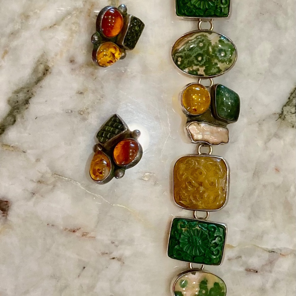 Amy Kahn Russell Bracelet and Earrings